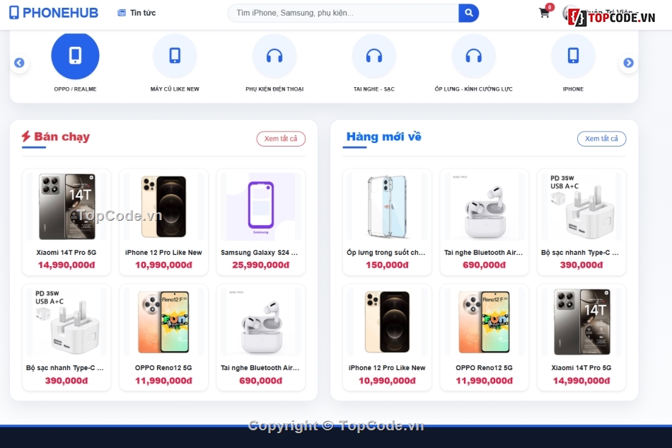 Website bán hàng,Web bán hàng,bán hàng điện thoại